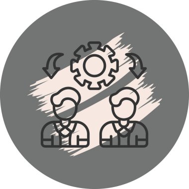 Skills web simgesi vektör çizimi