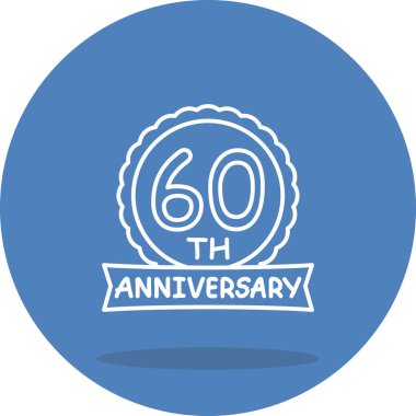 60. Yıldönümü Yenilikçi Modern Yaratıcı Grafik Özelliği