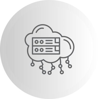 Bulut Yüksek Kaliteli Özel Vektör Tasarımı