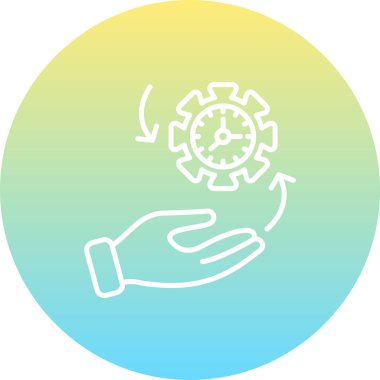 Zaman Yönetimi Modern Dijital Sanat Nesnesi