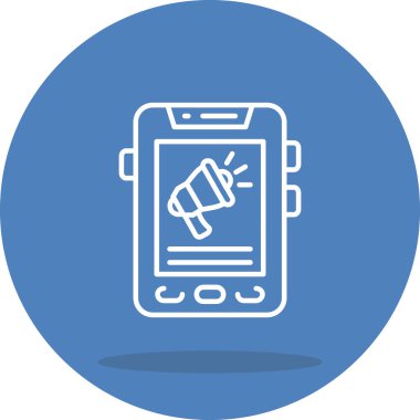 Pazarlama simgesi vektör illüstrasyon tasarımı