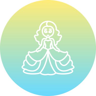 Prenses Modern Soyut Yaratıcı Tasarım Varlığı