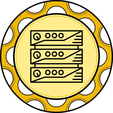 Büyük Veri Sunucusu Asgari Vektör Sanatı Özelliği