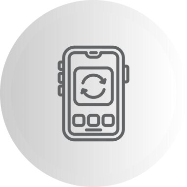 Mobil Geri Dönüşüm Minimum Gelişmiş Marka Tasarımı Varlığı