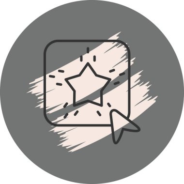 Star Stylish Rafine Yaratıcı Tasarım Elemanı