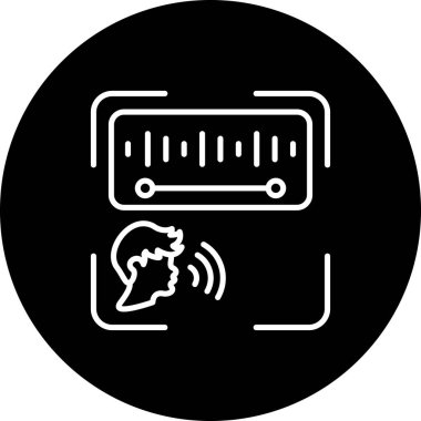 Ses Tanıma Ağı vektör çizimi