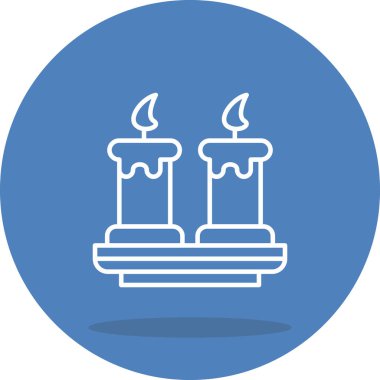 mum ağ ikonu vektör illüstrasyonu