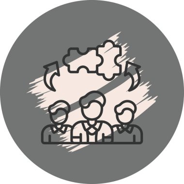 Skills web simgesi vektör çizimi