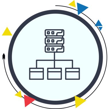 Fiziksel Sunucu Temiz Sayısal Grafiksel Düzenlemesi