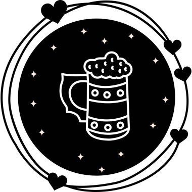 Bira Mug Dinamik Modern Yaratıcı Vektör Varlığı