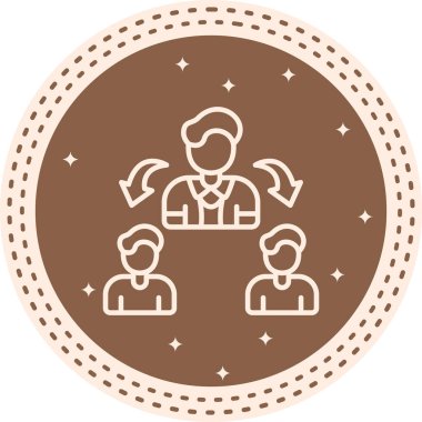 takım web simgesi vektör illüstrasyonu