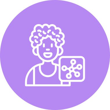 Kullanıcı Ağı Dinamik Modern Yaratıcı Vektör Varlığı