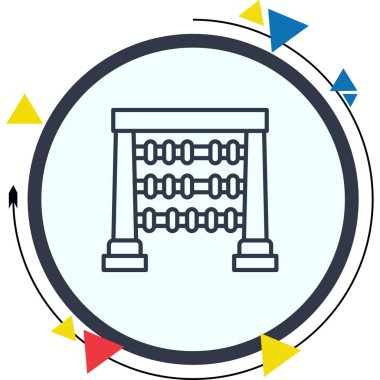 Abaküs Dinamik Modern Yaratıcı Vektör Varlığı