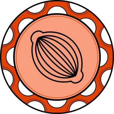 Kas ağı simgesi vektör illüstrasyonu