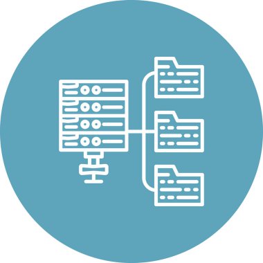 Web Sitesi Genel Bağlantı Simgesi, Vektör İllüstrasyonu 