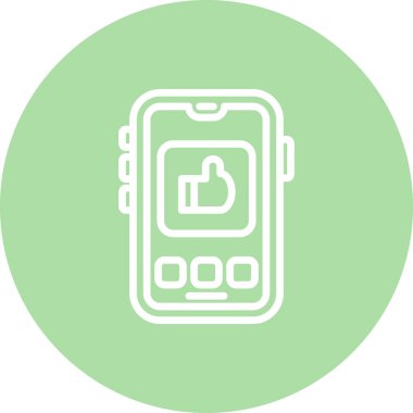 Çizgi Ağ ikonu vektör çizimi gibi