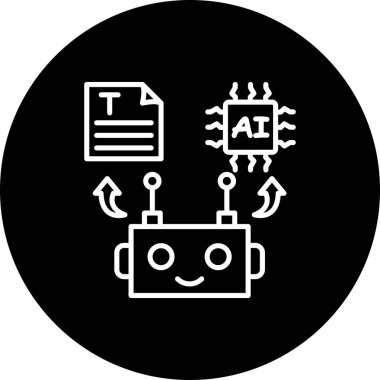 Metin Robotu Dinamik Modern Yaratıcı Vektör Varlığı