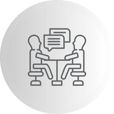  toplantı simgesi vektör illüstrasyon tasarımı