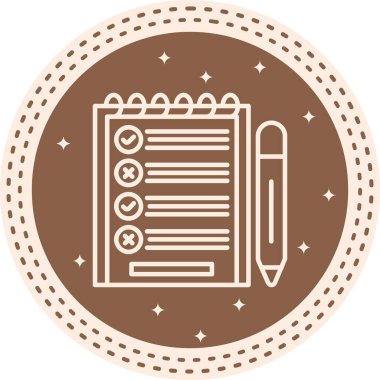 Proje web simgesi vektör illüstrasyonu