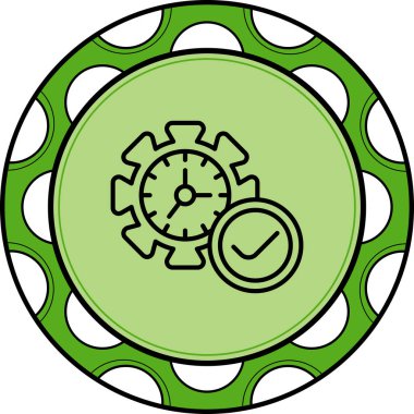 Zaman Yönetimi Modern Dijital Sanat Nesnesi