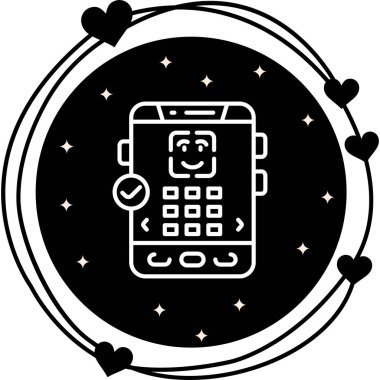 Kullanıcı Erişim modern simgesinin vektör çizimi