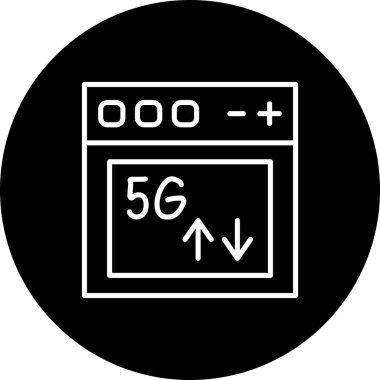 Web Sitesi Satır Simgesi, Basit Görüntü Beyaz Arkaplanda İzole Edildi