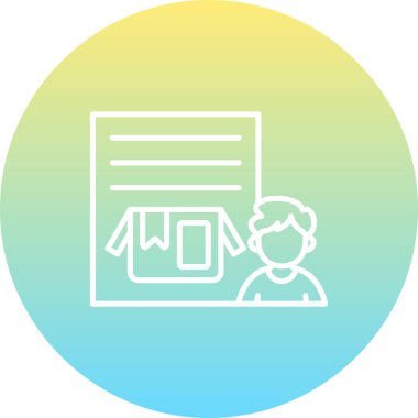 Minimum Düz Kullanıcı Deneyimi Sembolü Bildir