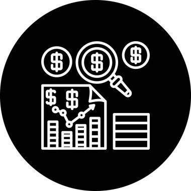 Küre, vites, çubuk grafikleri ve bir dolar işaretli yukarı doğru ok gösteren bir finansal büyüme grafiği