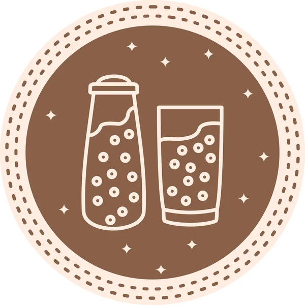 Süt ve Şişe Ayırt Edilebilir Modern Temiz Sanat Özelliği