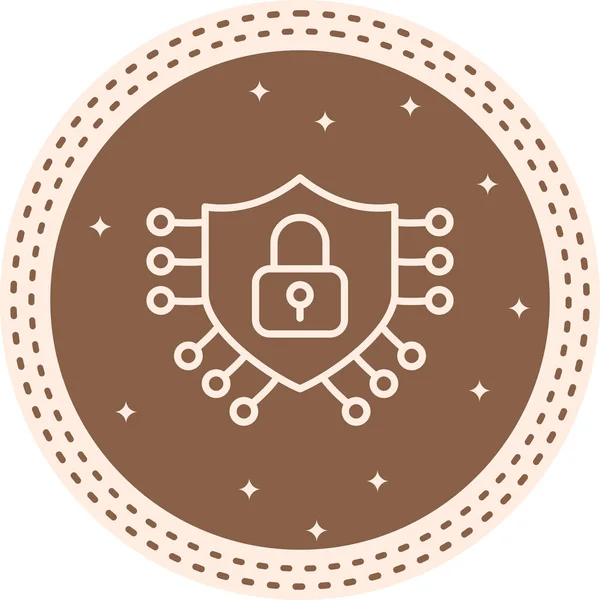 Siber Güvenlik Profesyonel Asgari Yaratıcı Grafik Nesnesi