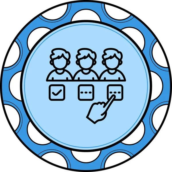 İşe alım web simgesi vektör illüstrasyonuName