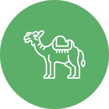 Deve Simgesi Vektör tasarımı