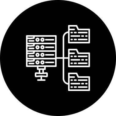 Web Sitesi Genel Bağlantı Simgesi, Vektör İllüstrasyonu 