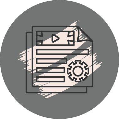 Dosya Yüksek Çözünürlüklü Minimum Vektör Tasarımı