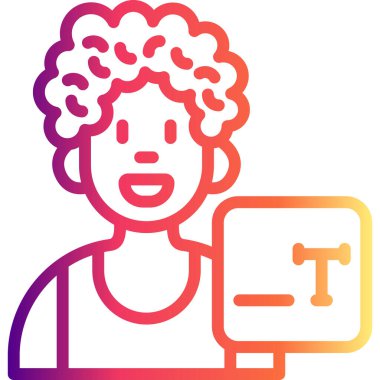 Kullanıcı Tipi Düz Simgesi