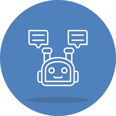 Bot Profesyonel Temiz Düz Grafik Özelliği