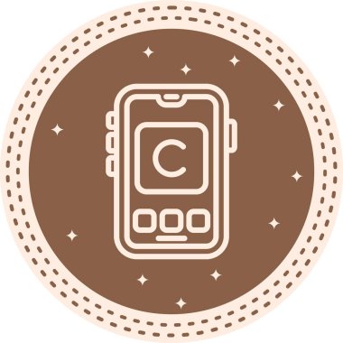 telif hakkı web simgesi vektör illüstrasyonu