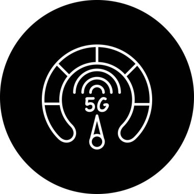 Hız web simgesi vektör çizimi