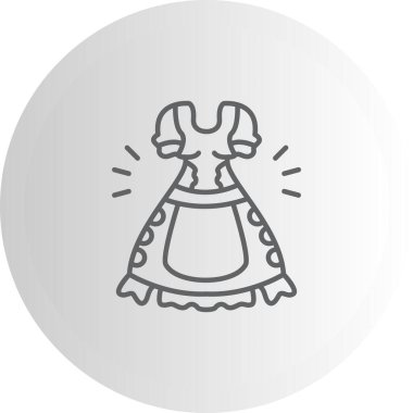 Giysiler Dirndl En Düşük Kaliteli Grafik Sembolü