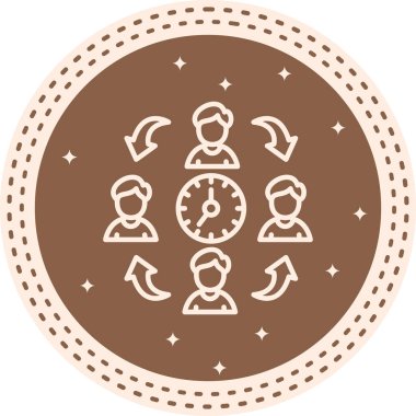 Son teslim tarihi web simgesi vektör illüstrasyonu