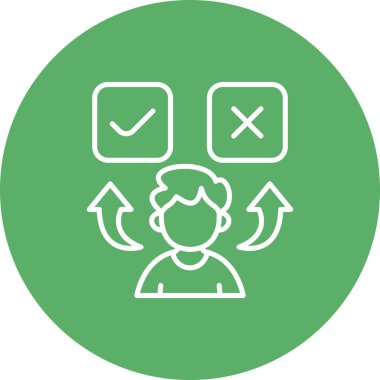 Tavır web simgesi vektör illüstrasyonu