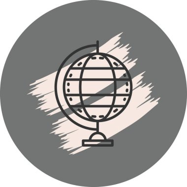 Genel Satır Simgesi, Vektör İllüstrasyonu