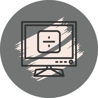 Tv Biçimli Yaratıcı Tasarım Elementi Böl