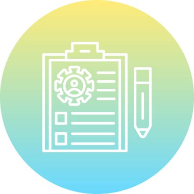 İşe alım web simgesi vektör illüstrasyonuName