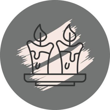 mum ağ ikonu vektör illüstrasyonu