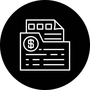 Belge Simgesi. Web Kullanımı için Basit Vektör İllüstrasyonu.