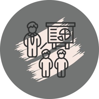 iş liderliği, web basit simgesi