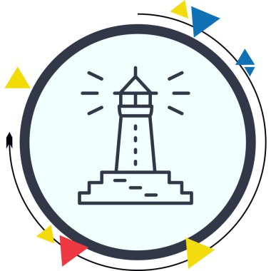 Deniz feneri Zarif Modern Sanat Düzenlemesi