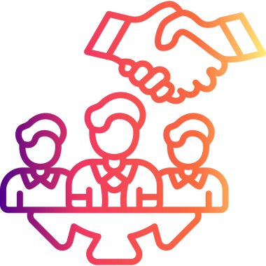 takım web simgesi vektör illüstrasyonu