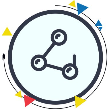 Web simge vektör çizim paylaşmak